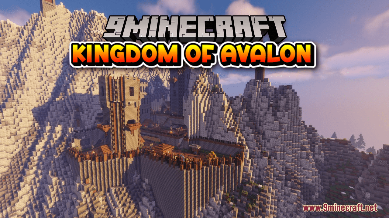 Kingdom of Avalon Map (1.21.1, 1.20.1) - A Majestic Kingdom 1