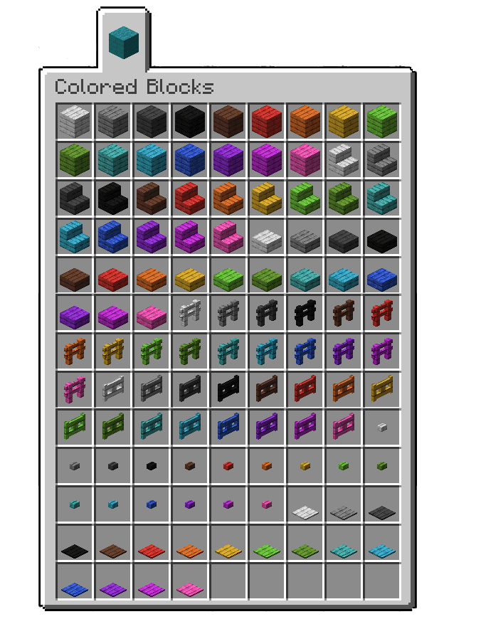 Lettuce’s Dyed Planks Mod (1.20.1, 1.19.4) - Colorful Wood Items 3