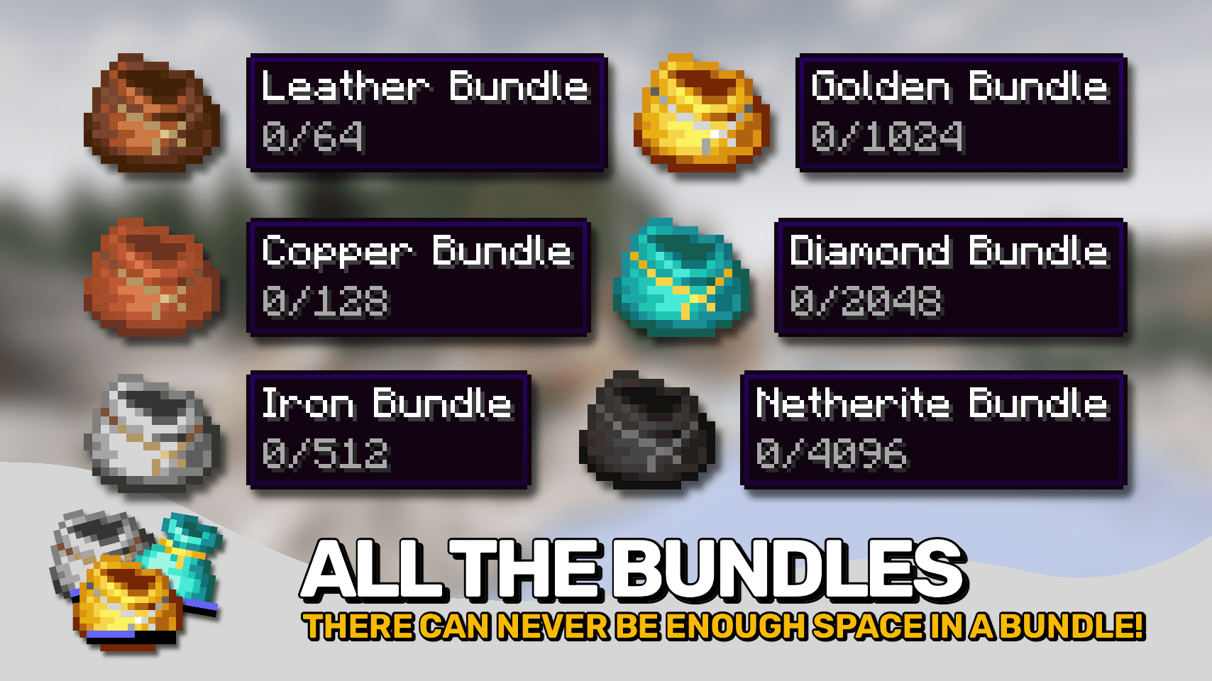 Metal Bundles Mod (1.20.4, 1.19.4) - Use Bundles Like Never Before 2