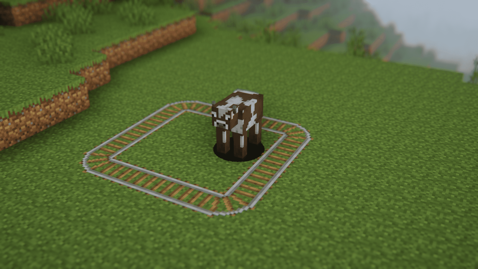 Mob Crossing Mod (1.20.6, 1.20.1) - Mobs Can Walk Across Rails 2