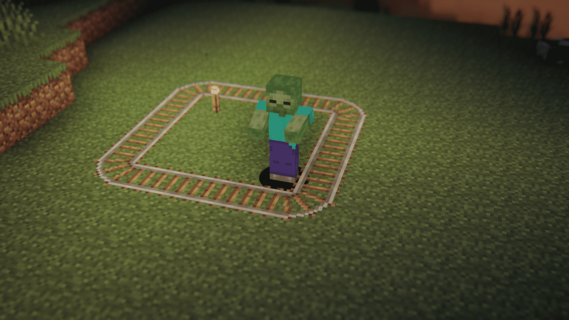 Mob Crossing Mod (1.20.6, 1.20.1) - Mobs Can Walk Across Rails 4