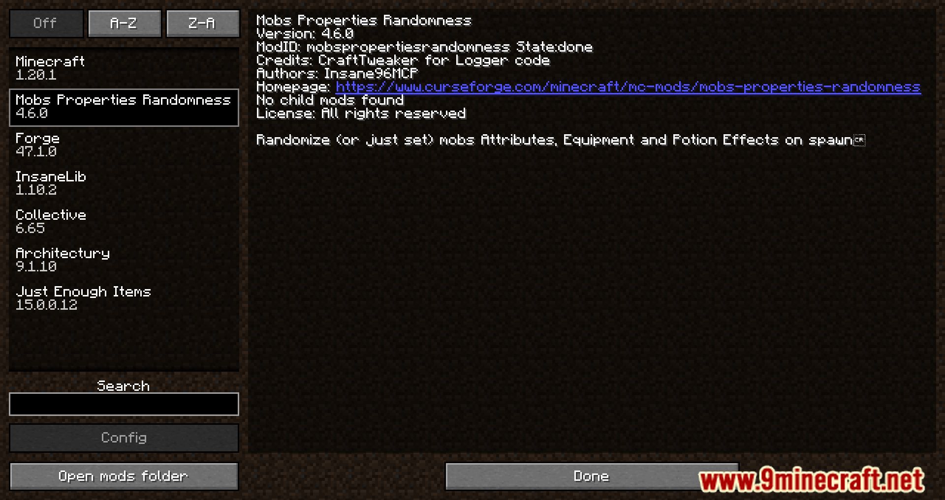 Mobs Properties Randomness Mod (1.20.1, 1.19.4) - Mob Metamorphosis 2