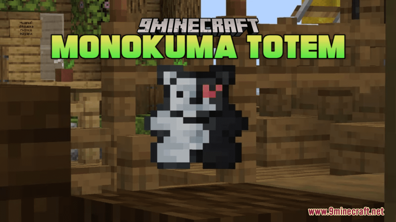 Monokuma Totem Resource Pack (1.20.6, 1.20.1) - Texture Pack 1