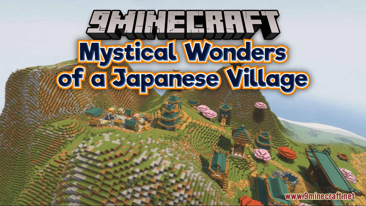 Mystical Wonders of a Japanese Village Map (1.20.6, 1.20.1) - A Journey To Serenity 1