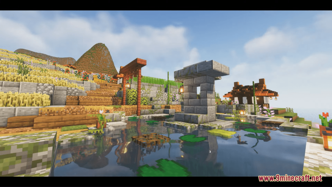 Mystical Wonders of a Japanese Village Map (1.20.6, 1.20.1) - A Journey To Serenity 3