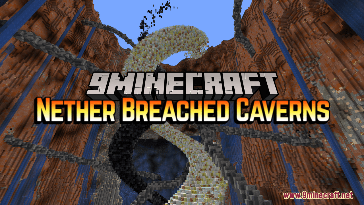 Nether Breached Caverns Map (1.21.1, 1.20.1) - Delve Into The Depths 1