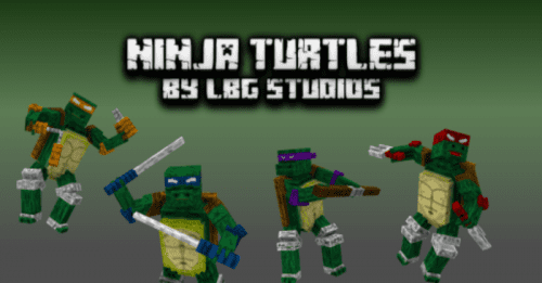 Ninja Turtles Addon (1.20, 1.19) – MCPE/Bedrock Mod Thumbnail