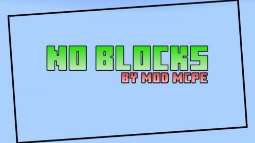 No Blocks Map (1.20, 1.19) – MCPE/Bedrock Thumbnail