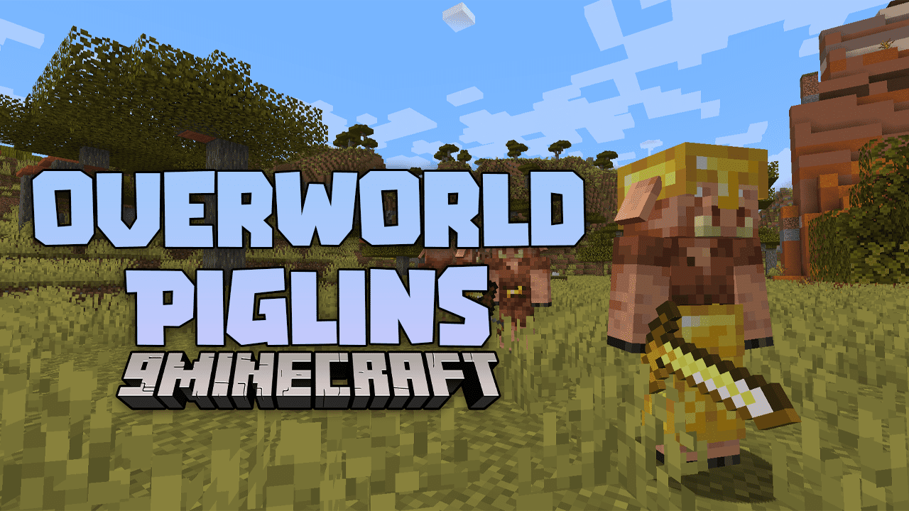 Overworld Piglins Mod (1.21, 1.20.1) - Bringing Piglins to the Overworld 1