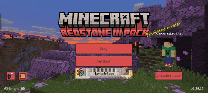 Redstone UI Pack (1.20, 1.19) - MCPE/Bedrock 3