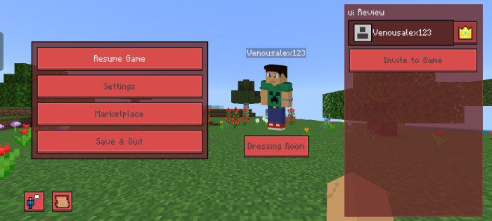 Redstone UI Pack (1.20, 1.19) - MCPE/Bedrock 6