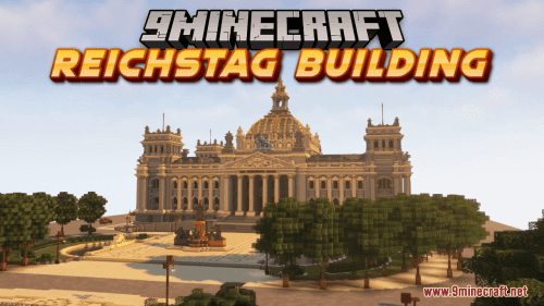 Reichstag Building Map (1.21.1, 1.20.1) –  A Historical Minecraft Replica Thumbnail