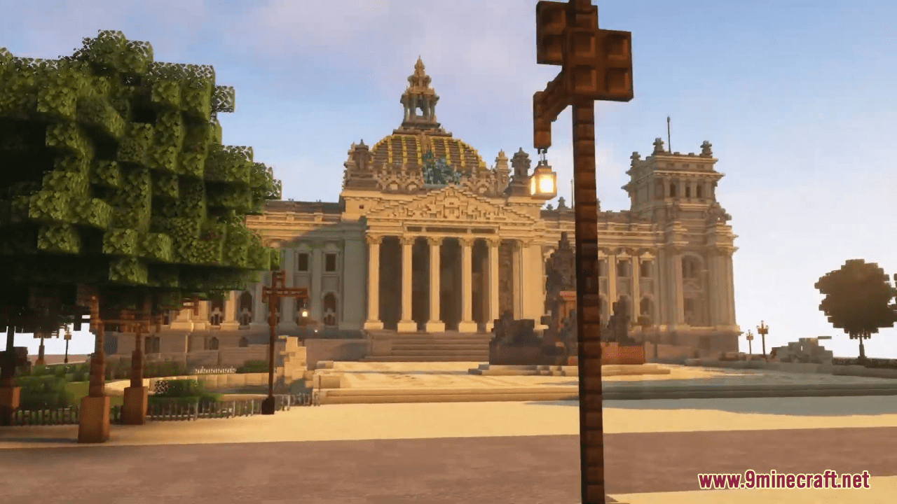 Reichstag Building Map (1.21.1, 1.20.1) - A Historical Minecraft Replica 4