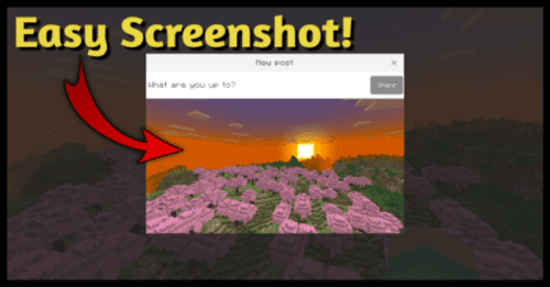 Screenshot Taker Texture Pack (1.20, 1.19) – No Behavior Pack Thumbnail