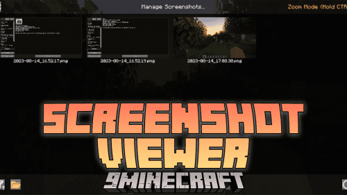 Screenshot Viewer Mod (1.20.4, 1.19.4) – Relive Your Minecraft Adventures Thumbnail