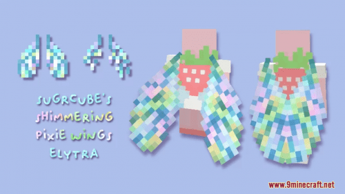 Shimmering Pixie Wings Elytra Resource Pack (1.20.6, 1.20.1) – Texture Pack Thumbnail