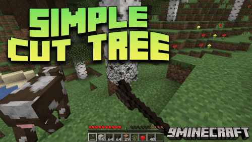 Simple Cut Tree Mod (1.20.1) – Effortless Lumberjacking in Minecraft Thumbnail