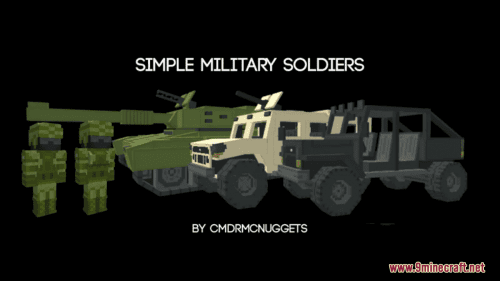 Simple Military Soldiers Resource Pack (1.20.6, 1.20.1) – Texture Pack Thumbnail