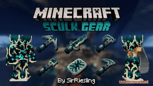 SirRiesling’s Sculk Gear Resource Pack (1.20.6, 1.20.1) – Texture Pack Thumbnail
