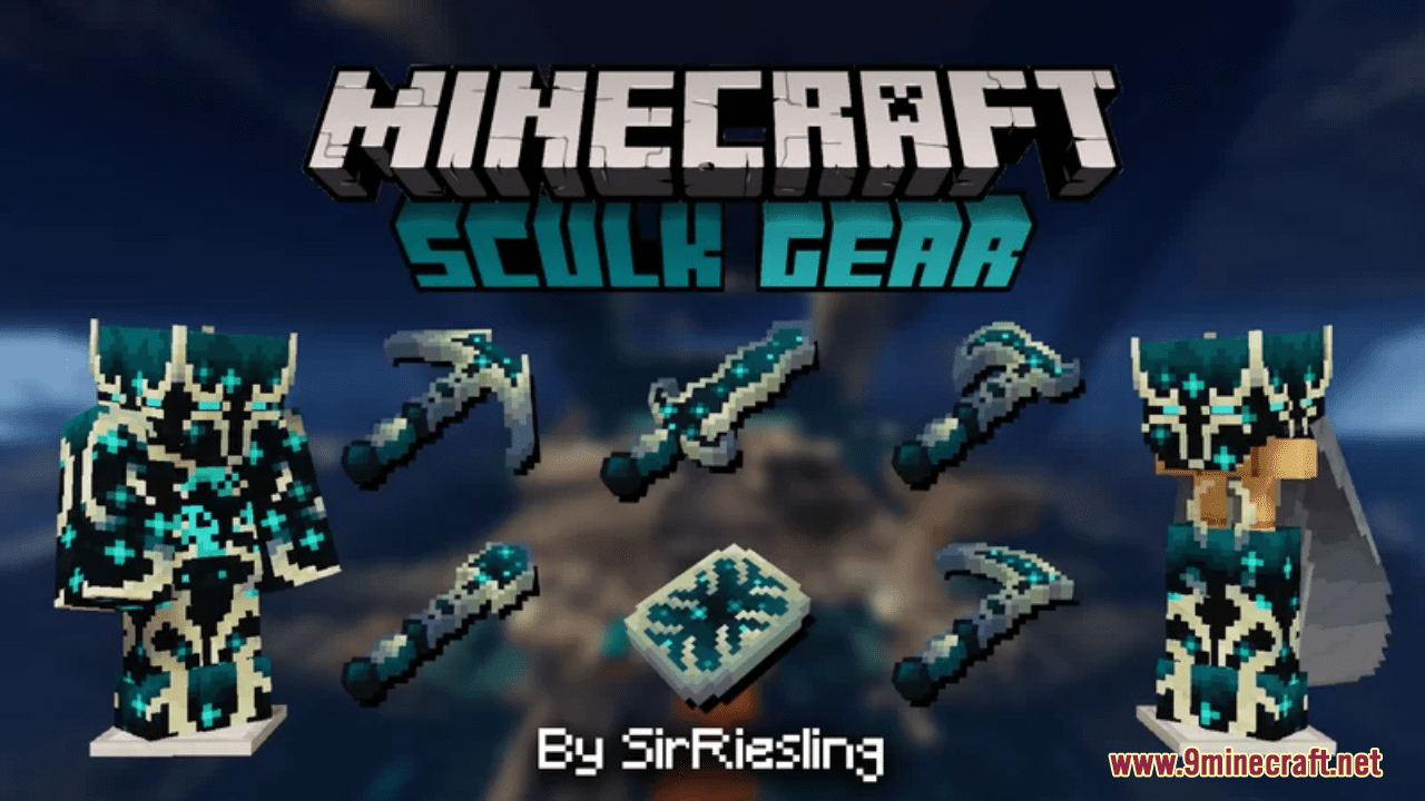 SirRiesling's Sculk Gear Resource Pack (1.20.6, 1.20.1) - Texture Pack 1