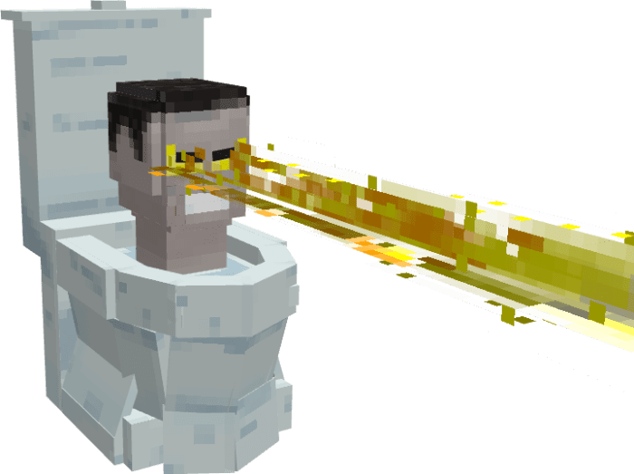 Skibidi Toilet vs Cameraman Addon (1.20, 1.19) - MCPE/Bedrock Mod 10