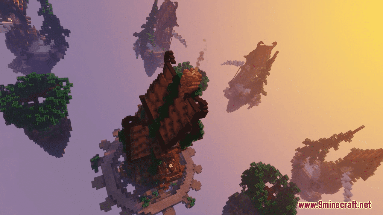 Skywars Map (1.21.1, 1.20.1) - War of Houses 11