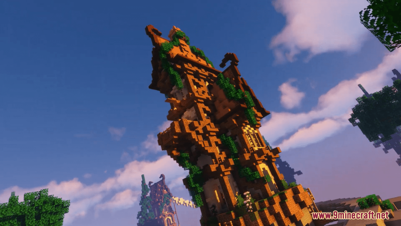 Skywars Map (1.21.1, 1.20.1) - War of Houses 9