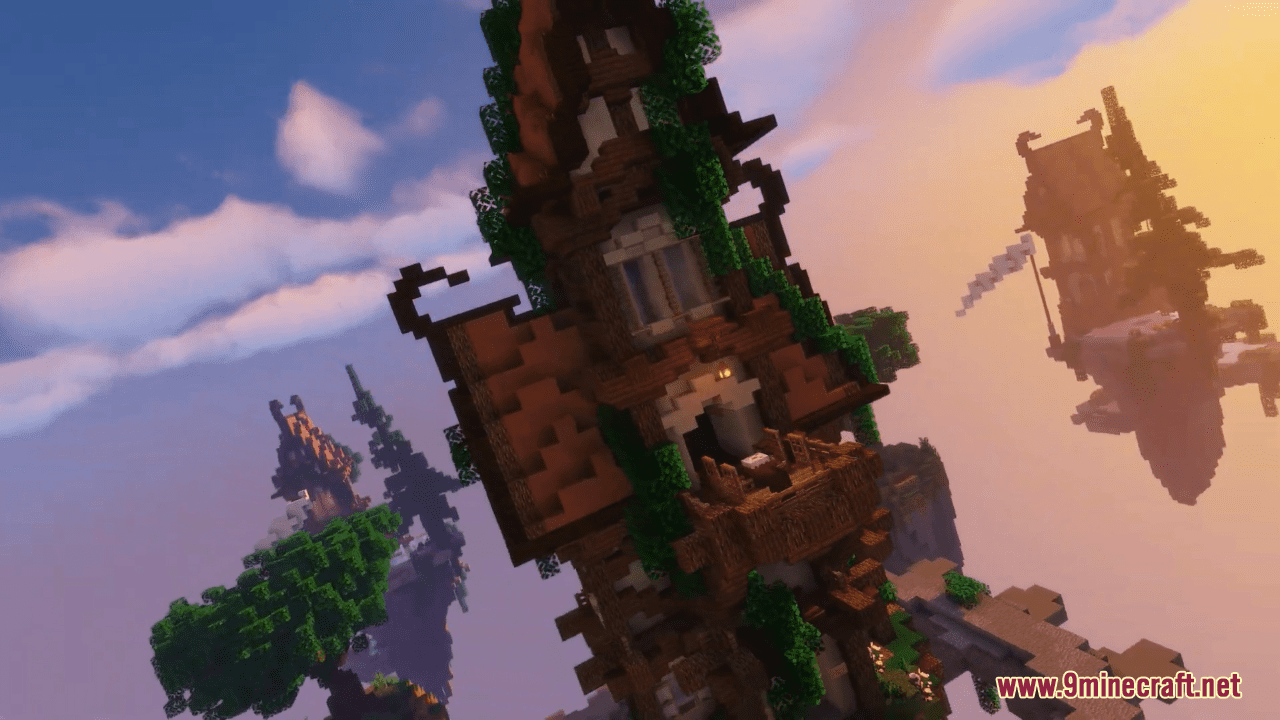 Skywars Map (1.21.1, 1.20.1) - War of Houses 10