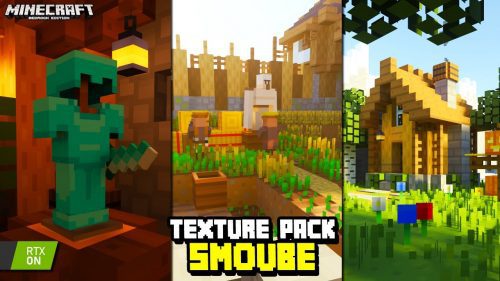 Smoube [8x] Texture Pack (1.20, 1.19) – Cartoon & Clean Vanilla Look Thumbnail