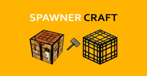 Spawner Craft Addon (1.20) – MCPE/Bedrock Mod Thumbnail