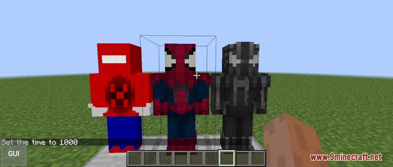 SpiderMans Heropack Mod (1.7.10) – Simple Spider-Man Suits 4