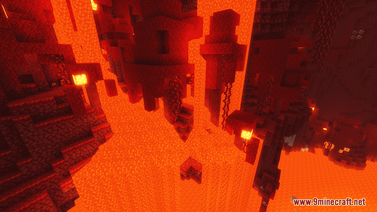 Spryzeen's Colorful Lava Resource Pack (1.20.6, 1.20.1) - Texture Pack 6