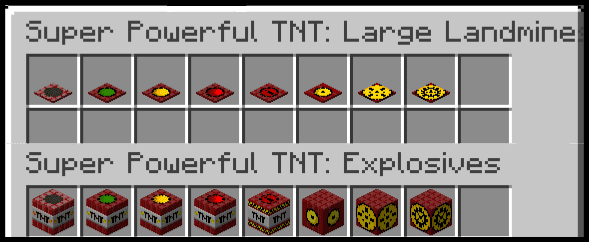 Super Powerful TNT Mod (1.19.4) - Nukes and Landmines 2