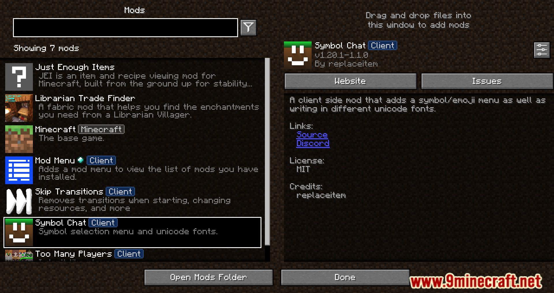 Symbol Chat Mod (1.20.4, 1.19.4) - Enhancing Minecraft Communication with Emojis 2