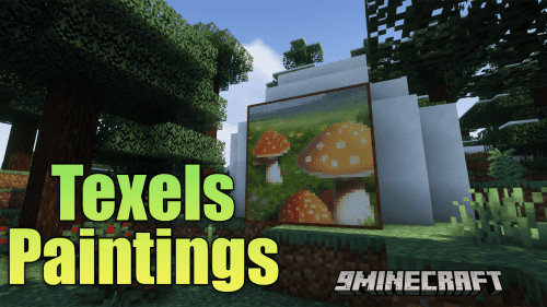 Texels Paintings Mod (1.19.4, 1.18.2) –  A Canvas of Creativity in Minecraft Thumbnail