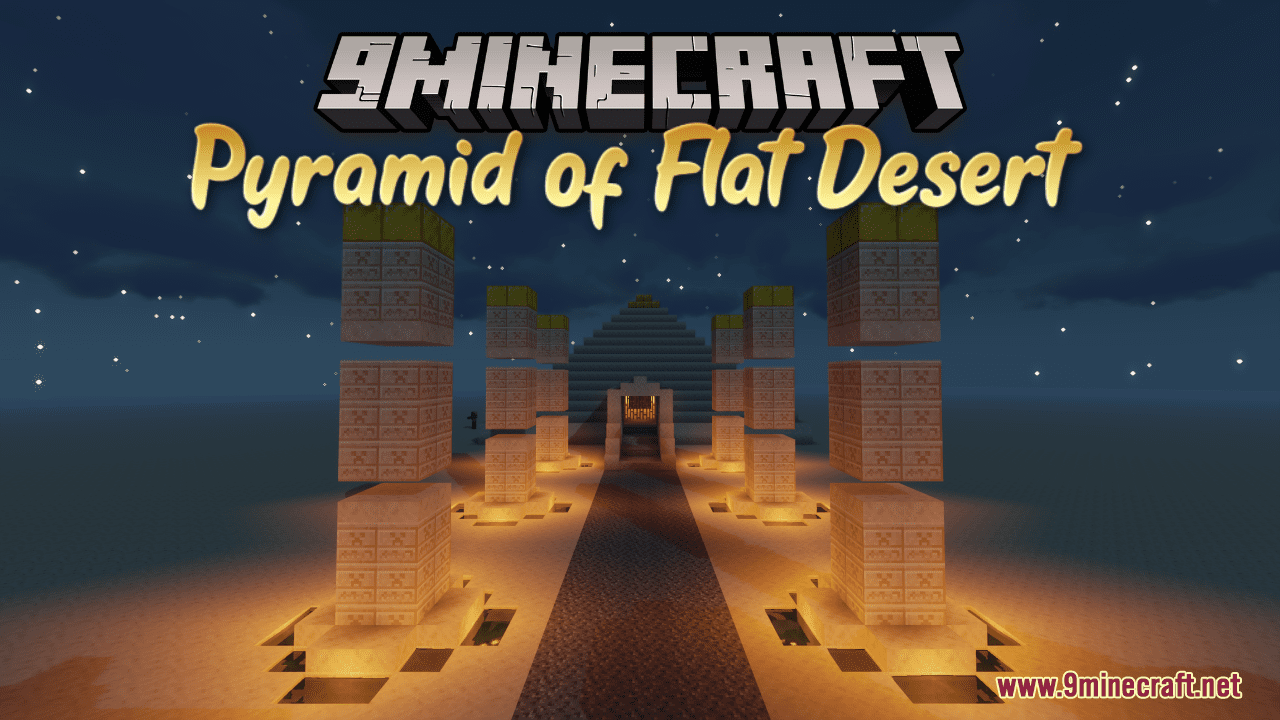 The Pyramid of Flat Desert Map (1.20.4, 1.19.4) - Desert Relic 1