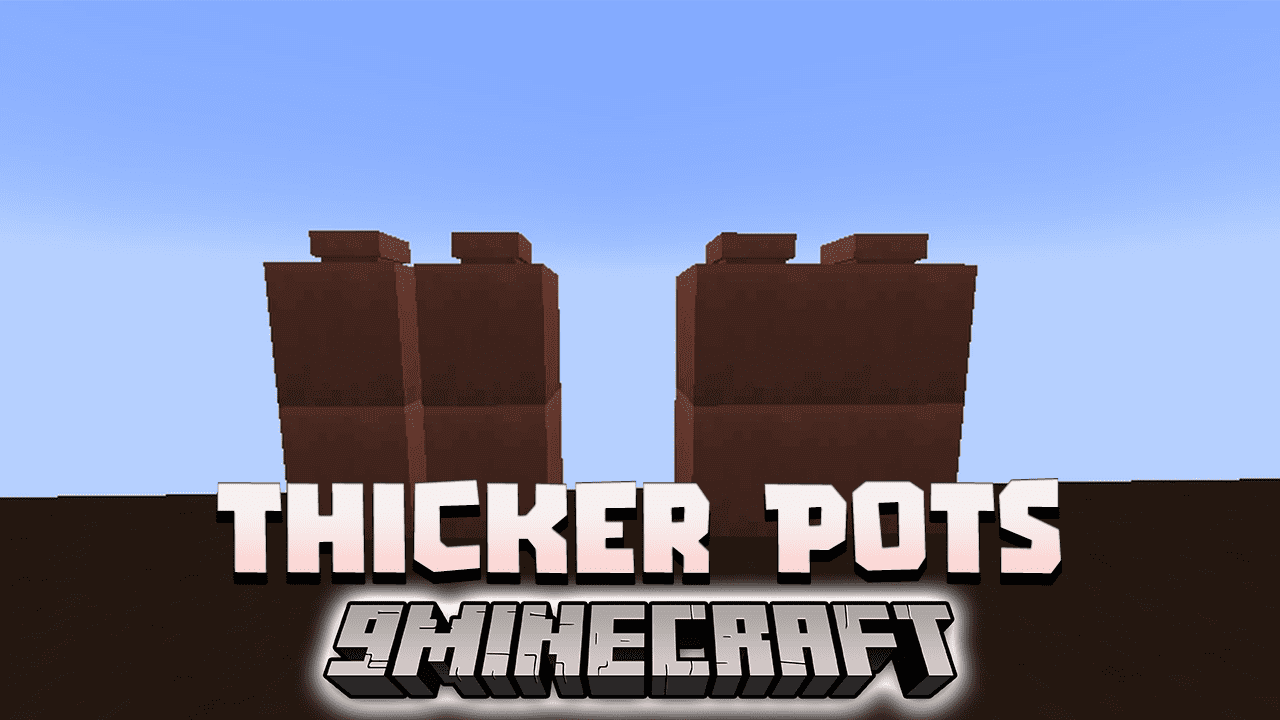 Thicker Pots Data Pack (1.20.2, 1.19.4) - Decorate Your House! 1