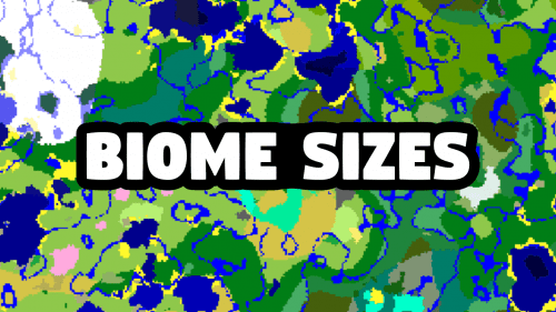 Biome Sizes Mod (1.20.1, 1.19.4) – Configure Your World Layout Thumbnail