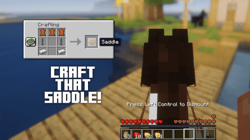 Craft that Saddle Mod (1.20.1, 1.20) – Craftable Saddles Thumbnail