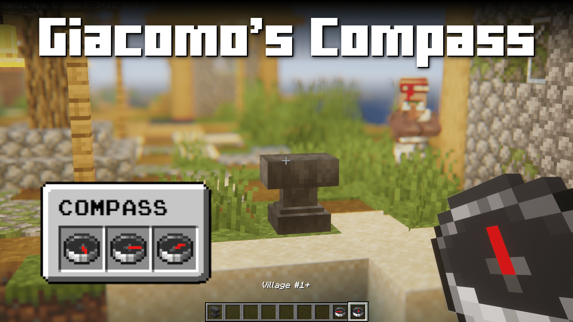 Giacomo’s Compass Mod (1.20.1, 1.19.4) - Configurable Compasses 1