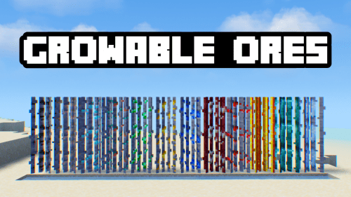 GrowableOres Mod (1.20.4, 1.19.4) – Grow Your Minerals Thumbnail