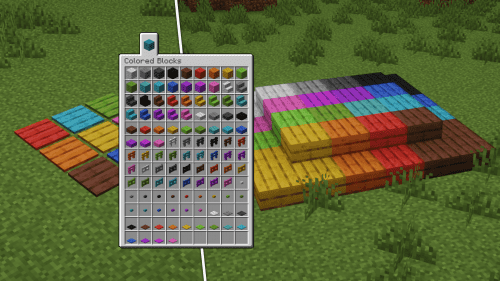 Lettuce’s Dyed Planks Mod (1.20.1, 1.19.4) – Colorful Wood Items Thumbnail