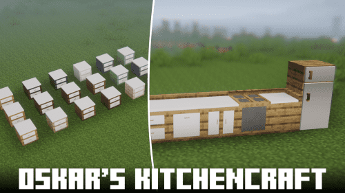 Oscar’s Kitchencraft Mod (1.20.4, 1.19.4) – Shelves, Stoves, Ovens and Refridgerators Thumbnail