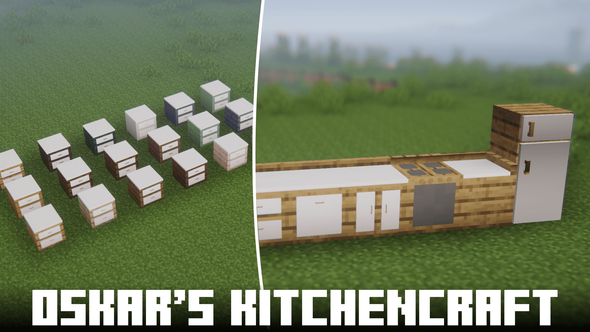 Oscar’s Kitchencraft Mod (1.20.4, 1.19.4) - Shelves, Stoves, Ovens and Refridgerators 1