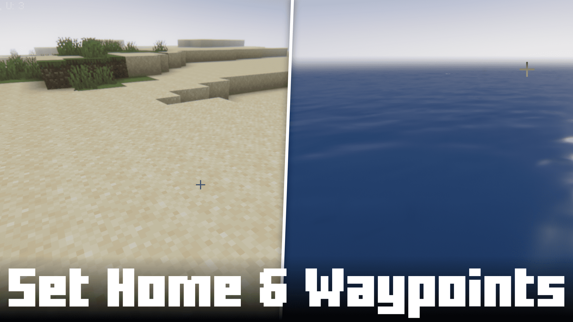 Set Home & Waypoints Mod (1.20.1, 1.19.4) - Teleport to Home 1