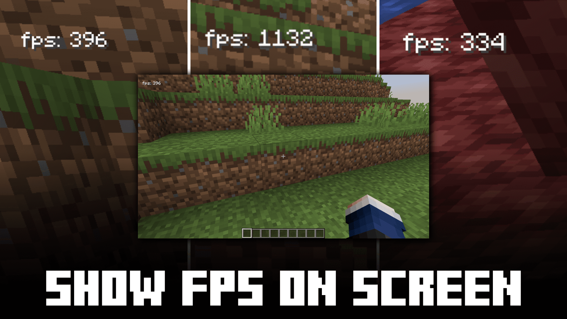 Show FPS On Screen Mod (1.20.1, 1.18.2) - In Game Framerate Viewer 1