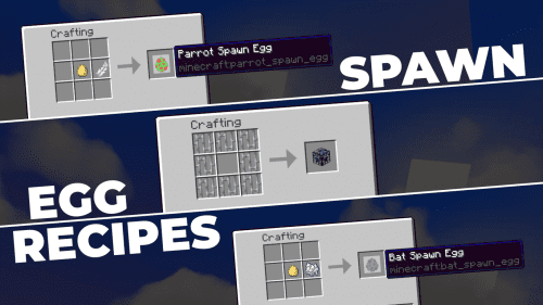 Spawn Egg Recipes Mod (1.16.5) – Spawn Egg for All Mobs Thumbnail