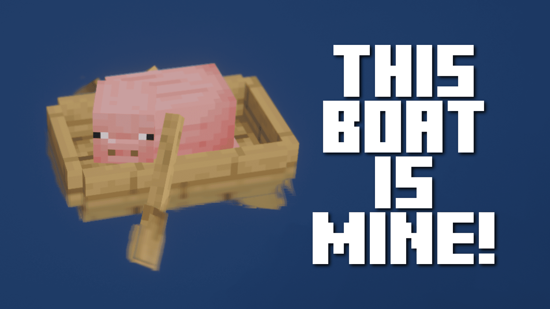 This Boat is MINE! Mod (1.20.4, 1.19.4) - Eject Mobs from Boats 1