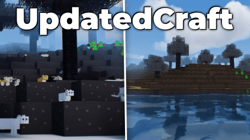 UpdatedCraft Mod (1.19.4) – New Biomes, Mobs, Plants and Gears Thumbnail