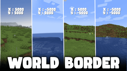 World Border Mod (1.20.4, 1.19.4) – Invisible Border and Teleportation Thumbnail